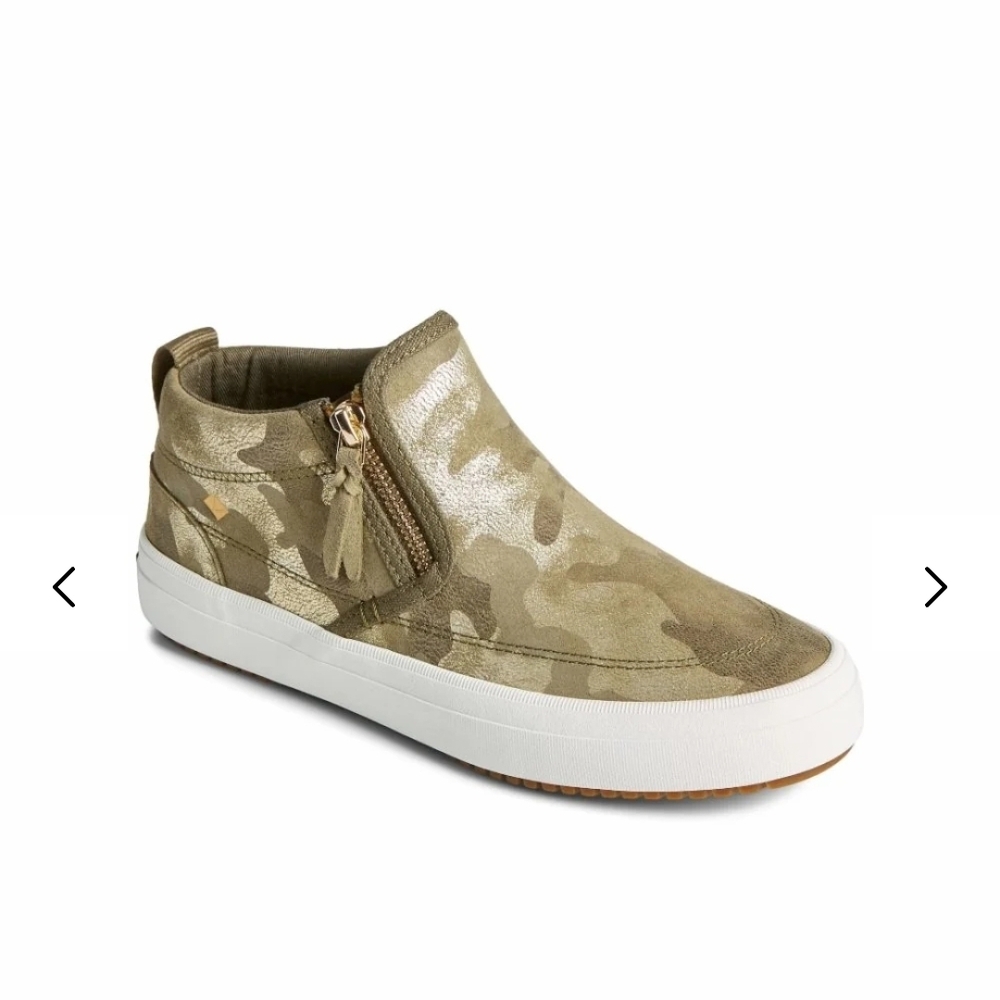 Sperry Crest Lug Chukka Top Sider Camouflage Shoes, Womens Sz 9.5